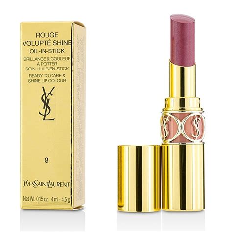 ysl 08 pink blouson|Ysl / Rouge Volupte Shine Lipstick No.8 Pink Blouson .